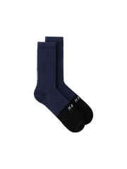 Division Merino Sock - Black Navy