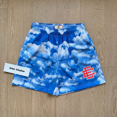 EE Print Shorts printed logo sweatpants mesh drawstring American shorts (24)
