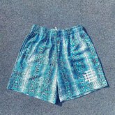 EE Print Shorts printed logo sweatpants mesh drawstring American shorts (48)