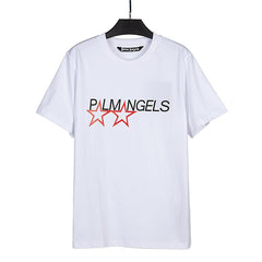 palmangels断头熊背后大字母logo印花蝙蝠袖落肩男女短袖T恤嘻哈 (9)