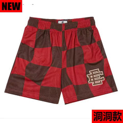 EE Print Shorts printed logo sweatpants mesh drawstring American shorts (61)