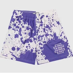 EE Print Shorts printed logo sweatpants mesh drawstring American shorts (65)