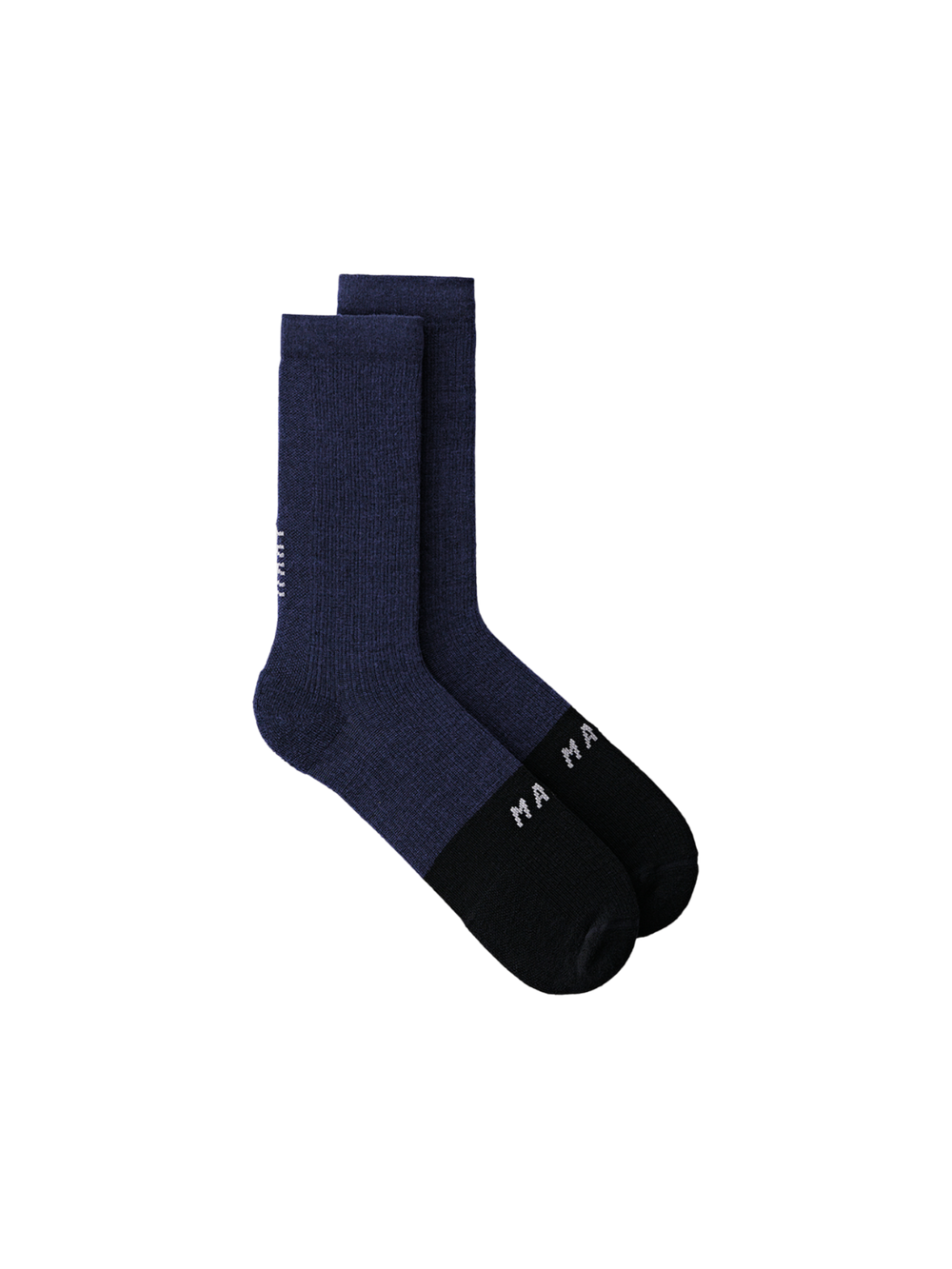 Division Merino Sock - Black Navy