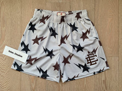 EE Print Shorts printed logo sweatpants mesh drawstring American shorts (16)