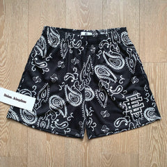 EE Sweat Shorts with Printed Logo & Mesh