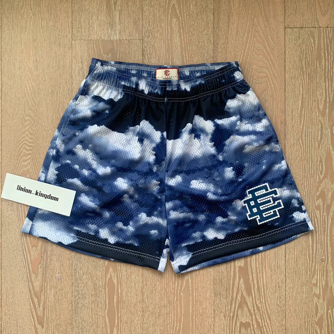 EE Print Shorts printed logo sweatpants mesh drawstring American shorts (52)