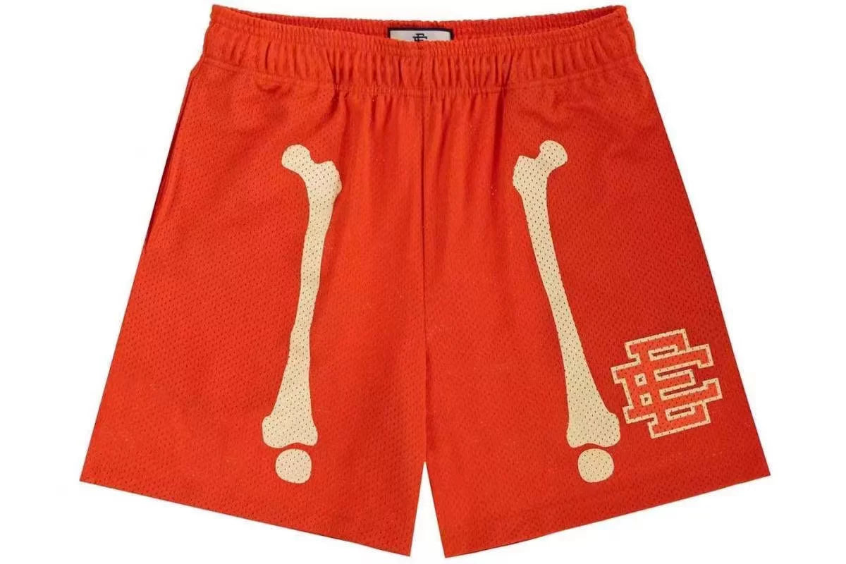 EE Print Shorts printed logo sweatpants mesh drawstring American shorts (56)