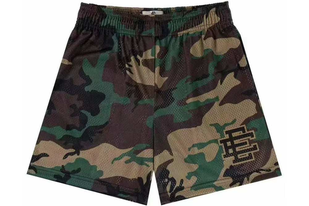EE Print Shorts printed logo sweatpants mesh drawstring American shorts (34)
