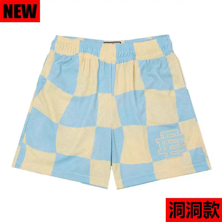 EE Print Shorts printed logo sweatpants mesh drawstring American shorts (52)