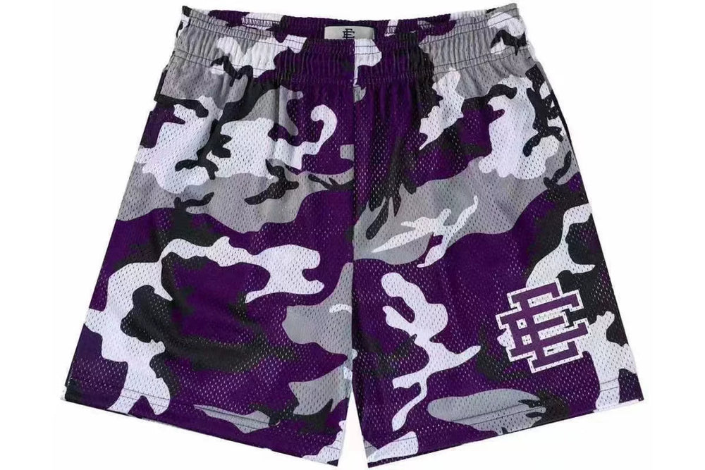 EE Print Shorts printed logo sweatpants mesh drawstring American shorts (71)