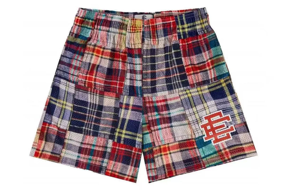 EE Print Shorts printed logo sweatpants mesh drawstring American shorts (74)