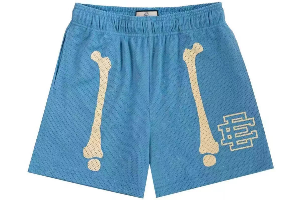 EE Print Shorts printed logo sweatpants mesh drawstring American shorts (32)