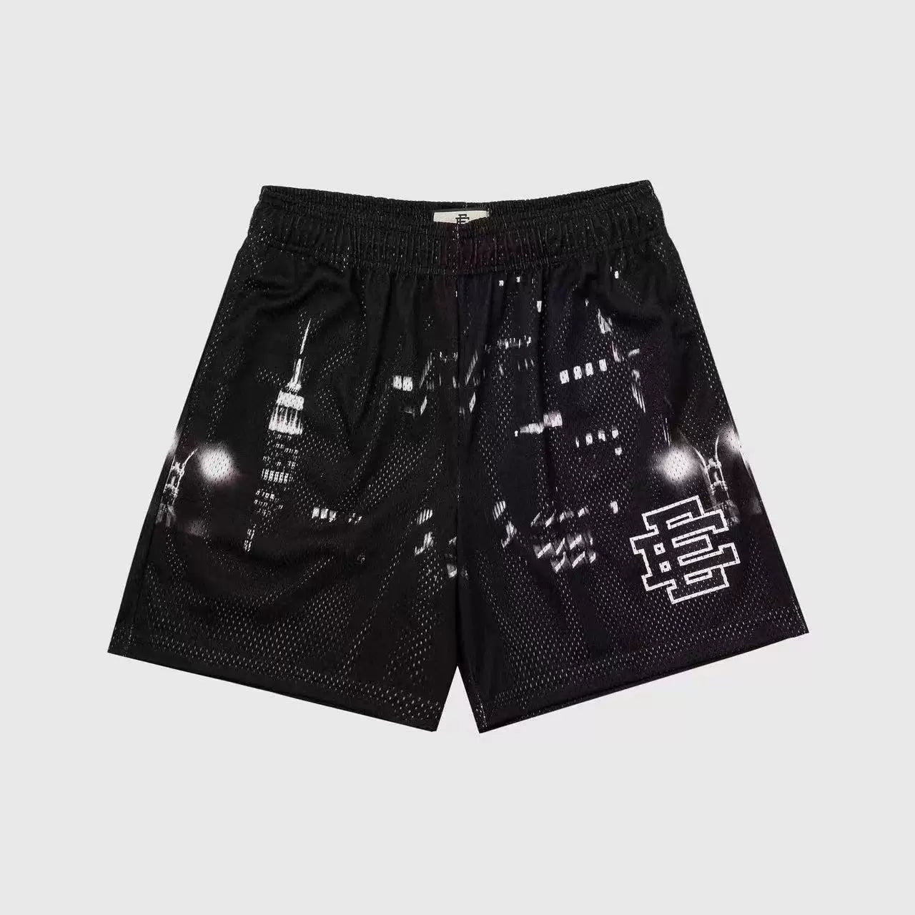EE Print Shorts printed logo sweatpants mesh drawstring American shorts (59)