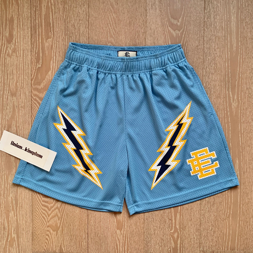 EE Print Shorts printed logo sweatpants mesh drawstring American shorts (70)