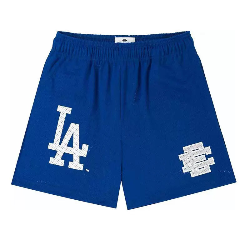 EE Print Shorts printed logo sweatpants mesh drawstring American shorts (67)