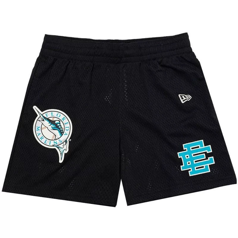 European and American fashion brand M co branded LB American EE shorts Eric Emanuel shorts foreign trade casual sports shorts (3)