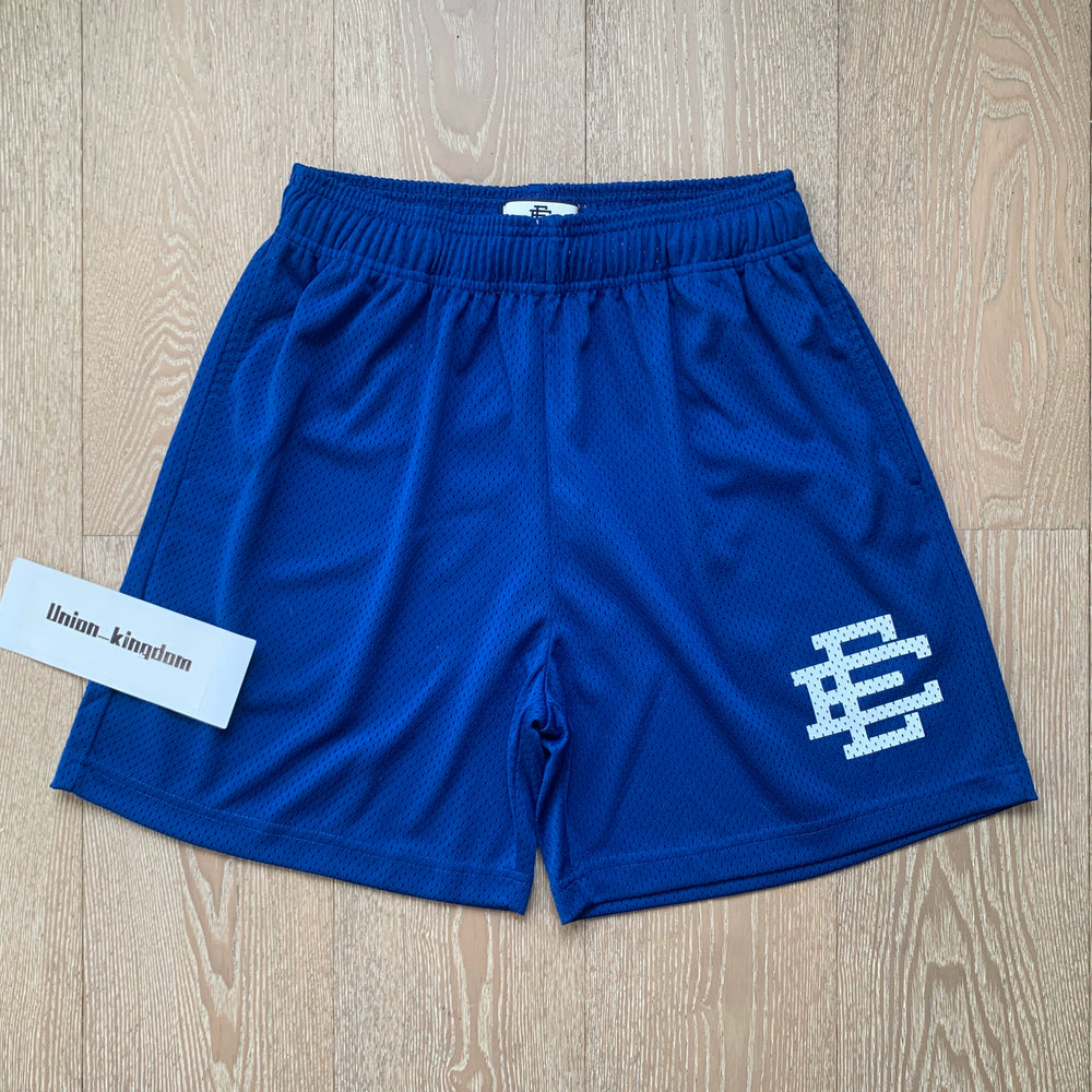 EE Print Shorts printed logo sweatpants mesh drawstring American shorts (1)
