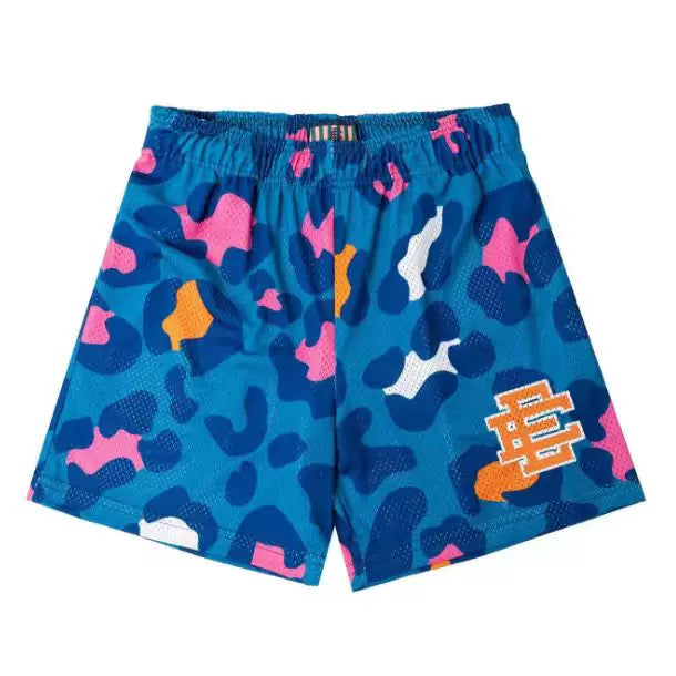 EE Print Shorts printed logo sweatpants mesh drawstring American shorts (52)