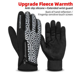 Rocker Fleece Winter Touch Screen Gloves