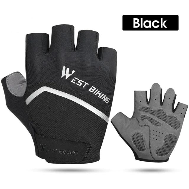 WB Half Finger Shockproof Cycling Gloves